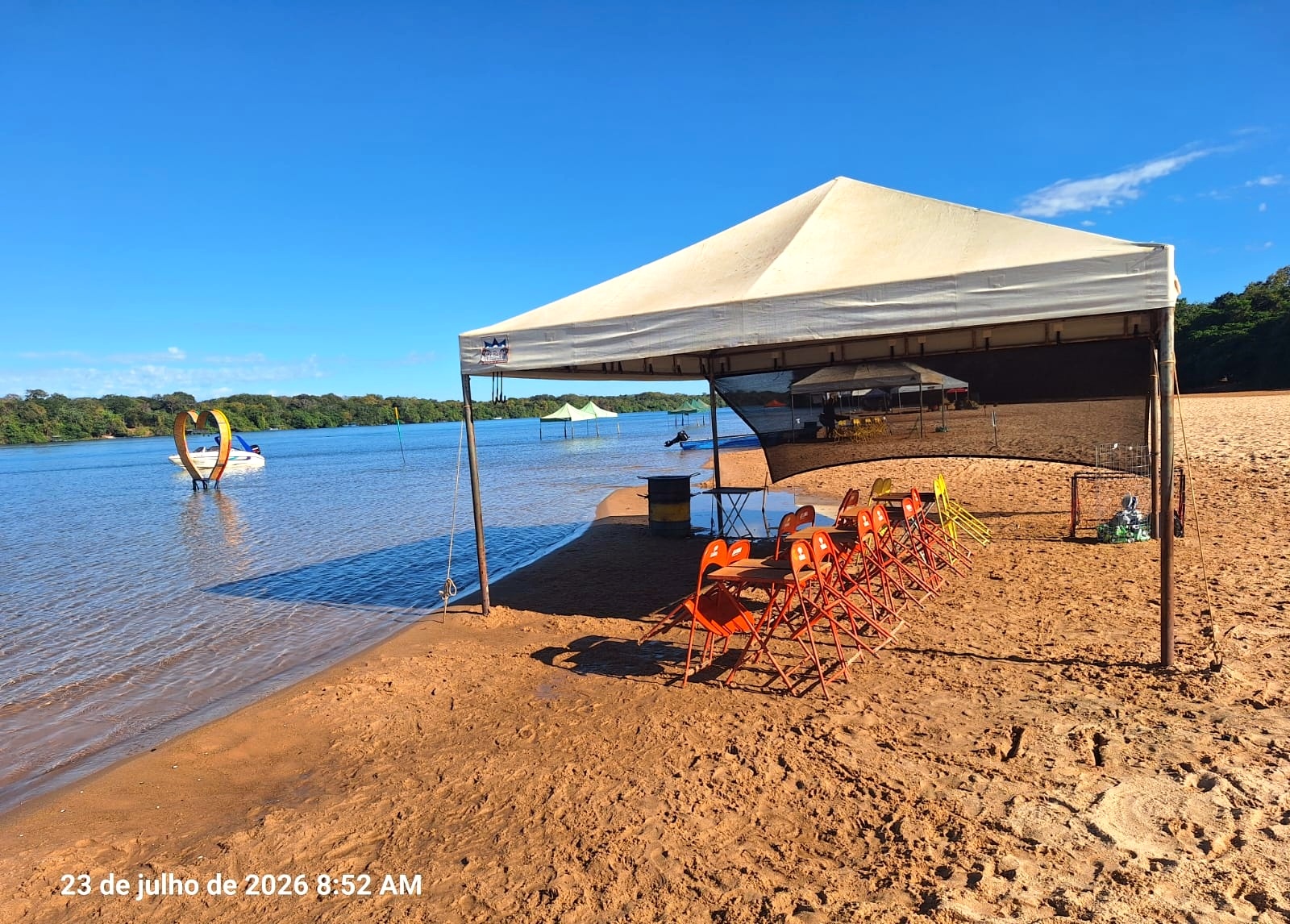 Tenda Privativa NA PRAIA DO RIO TOCANTINS